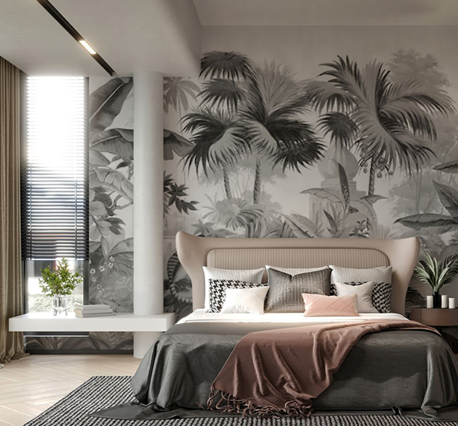 Bedroom wallpaper project