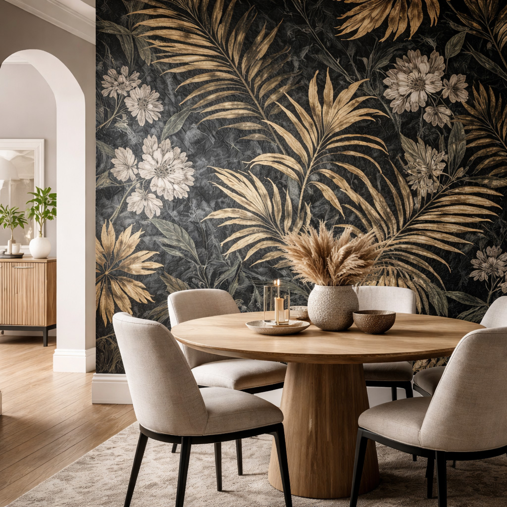 Accent Wall Wallpaper Installation