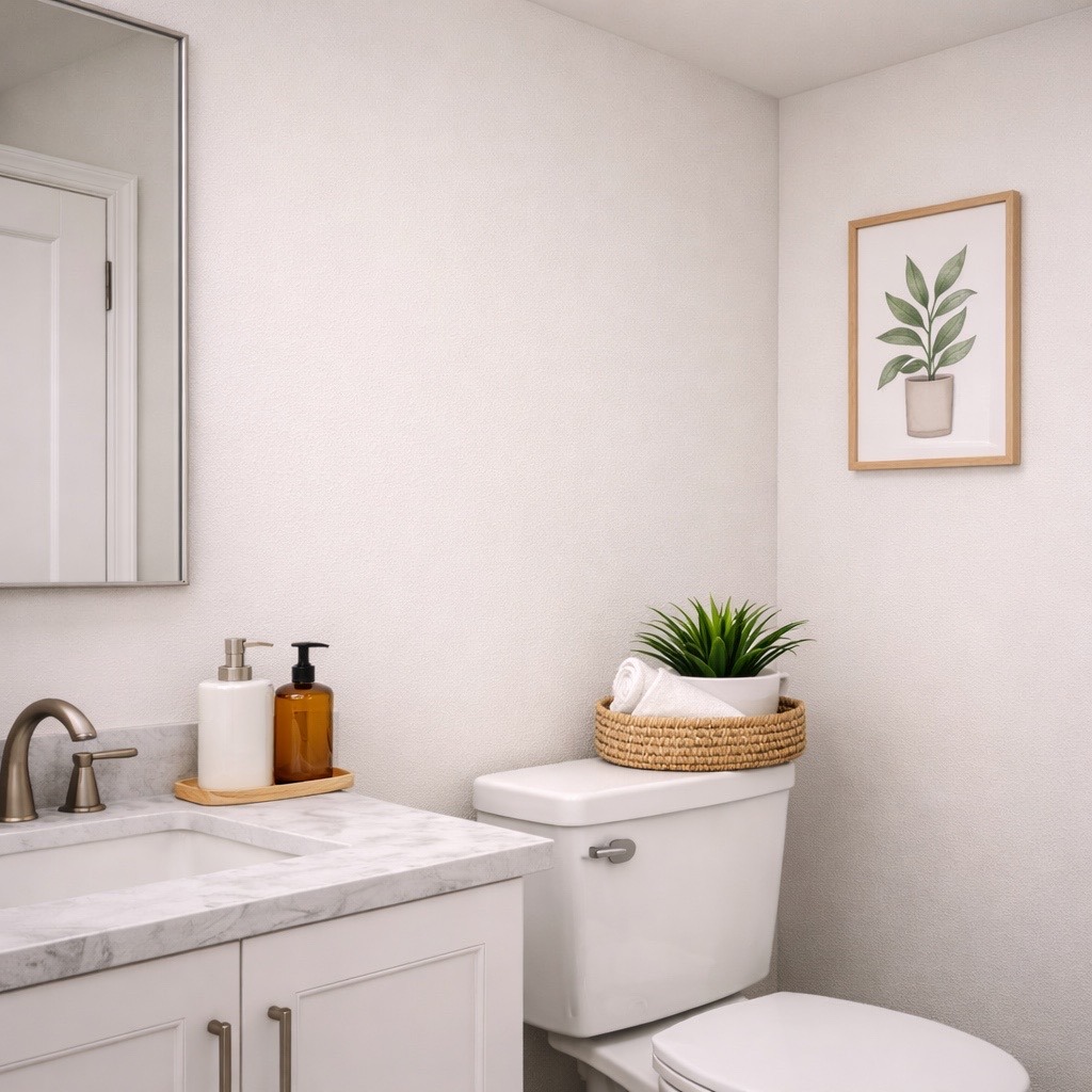 Wall after wallpaper removal